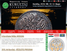 Tablet Screenshot of kurultaj.hu